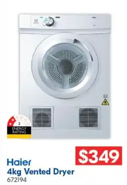 Betta 4kg Vented Dryer offer