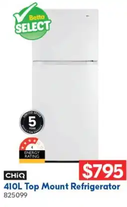 Betta 410L Top Mount Refrigerator offer