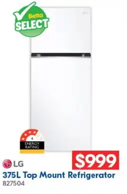 375L Top Mount Refrigerator