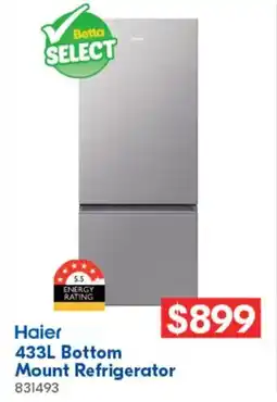 Betta 433L Bottom Mount Refrigerator offer