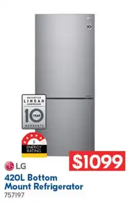 Betta 420L Bottom Mount Refrigerator offer