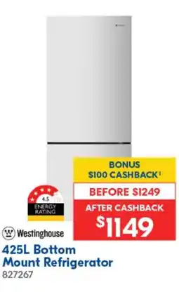Betta 425L Bottom Mount Refrigerator offer