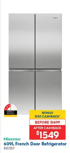 Betta 609L French Door Refrigerator offer