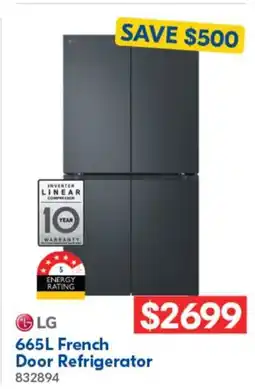 Betta 665L French Door Refrigerator offer