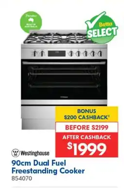 90cm Dual Fuel Freestanding Cooker