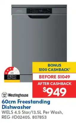 Betta 60cm Freestanding Dishwasher offer