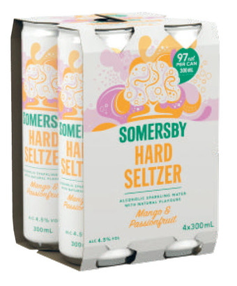 Liquorland Somersby seltzer mango & passionfruit can 300ml offer