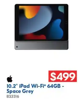 10.2" iPad Wi-Fi+ 64GB - Space Grey