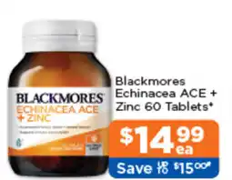 Good Price Pharmacy BLACKMORES Echinacea ACE + ECHINACEA ACE Zinc offer