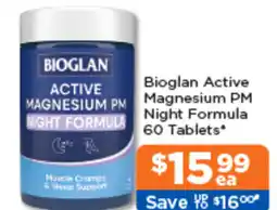 Good Price Pharmacy Bioglan Active Magnesium PM Night Formula offer