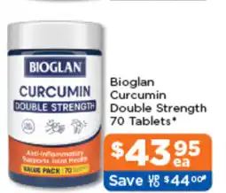 Good Price Pharmacy Bioglan Curcumin Double Strength offer