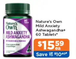Good Price Pharmacy Nature's Own Mild Anxiety Ashwagandha offer