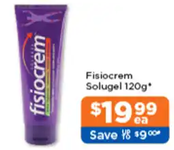 Good Price Pharmacy Fisiocrem Solugel 120g* offer