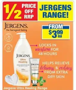 My Chemist Jergens Ultra Healing Range offer