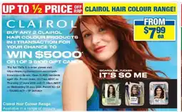 My Chemist Clairol Hair Colour Range Available in a range of colours offer