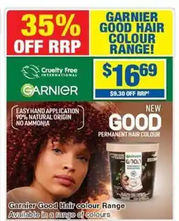 GARNIER GOOD HAIR COLOUR RANGE!