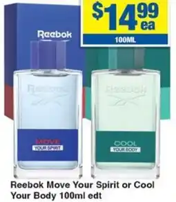 Reebok Move Your Spirit or Cool
