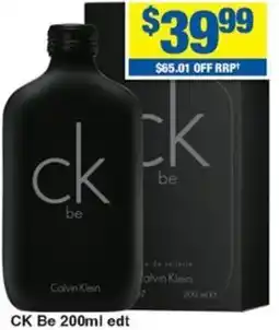 My Chemist CK Be 200ml edt offer