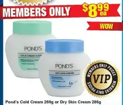 My Chemist Pond's Cold Cream 269g or Dry Skin Cream 286g offer