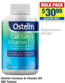 My Chemist Ostelin Calcium & Vitamin D3 offer