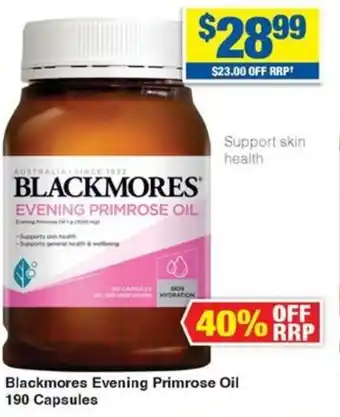 My Chemist Blackmores Evening Primrose Oil offer