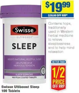 My Chemist Swisse Ultiboost Sleep 100 Tablets offer
