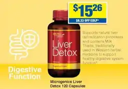 My Chemist Microgenics Liver Detox 120 Capsules offer