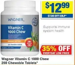 My Chemist Wagner Vitamin C 1000 Chew 250 Chewable Tablets* offer
