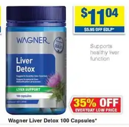 My Chemist Wagner Liver Detox 100 Capsules* offer