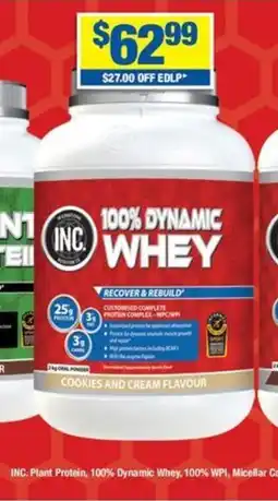 My Chemist 100% DYNAMIC WHEY offer