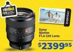 Teds Cameras Sony 50mm F1.4 GM Lens offer