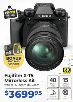 Teds Cameras Fujifilm X-T5 Mirrorless Kit offer