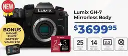 Teds Cameras Lumix GH-7 Mirrorless Body offer