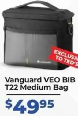Teds Cameras Vanguard VEO BIB T22 Medium Bag offer