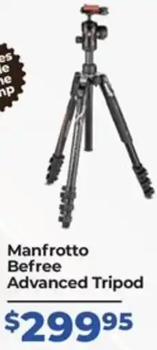 Teds Cameras Manfrotto Befree Advanced Tripod offer