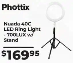 Teds Cameras Nuada 40C LED Ring Light -700LUX w/ Stand offer