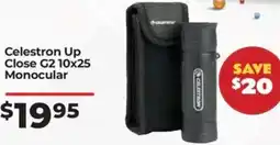 Celestron Up Close G2 10x25 Monocular