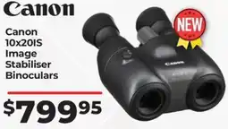 Teds Cameras Canon 10x20IS Image Stabiliser Binoculars offer