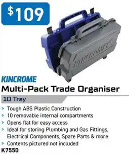 KINCROME Multi-Pack Trade Organiser 10 Tray