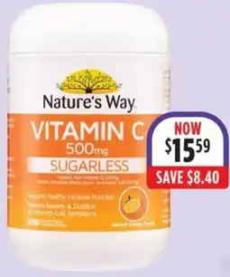 Nature's Way VITAMIN C 500mg SUGARLESS