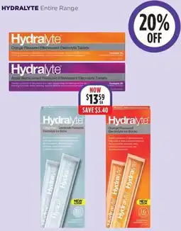 Wizard Pharmacy HYDRALYTE Entire Range offer