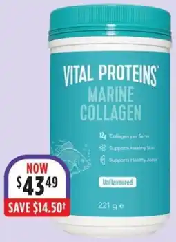 Wizard Pharmacy VITAL PROTEINS MARINE COLLAGEN 221g offer