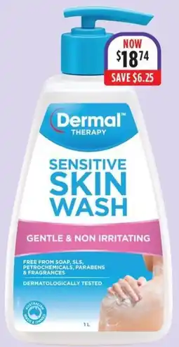 Wizard Pharmacy Dermal THERAPY SENSITIVE 1L offer
