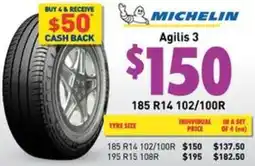 Bob Jane T-Marts MICHELIN Agilis 3 offer