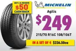 Bob Jane T-Marts MICHELIN Agilis offer