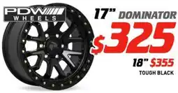 Bob Jane T-Marts PDW WHEELS 17" DOMINATOR offer