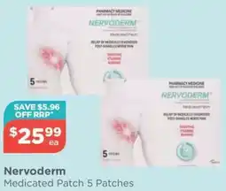 Nervoderm Medicated Patch 5 Patches
