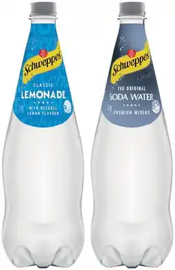 IGA Schweppes Soft Drink or Mixers 1.1 Litre Selected Varieties offer