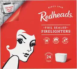 IGA Redheads Firelighters 24 Pack offer