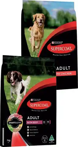 IGA Supercoat Smart Blend Dry Dog Food 6.7-7kg Selected Varieties offer